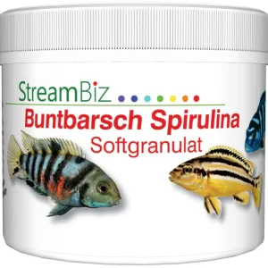 Garantierte Lieferung Streambiz Buntbarsch Spirulina Granulat, 80 g